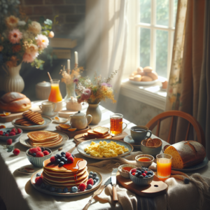 Delightful Breakfast Spread