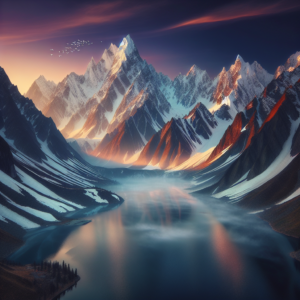 Mountain Majesty at Sunrise