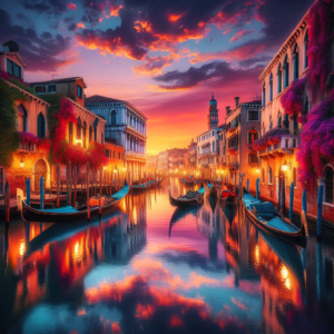 Glimmering Venice Canals
