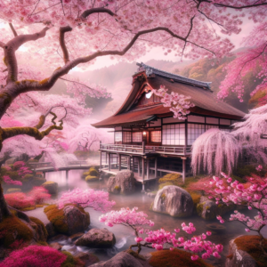 Mystical Kyoto Cherry Blossoms