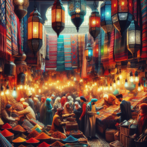 Colorful Moroccan Market