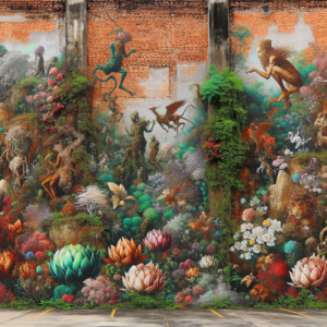 Whimsical Walls: Nature's Rebellion